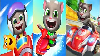 Talking Tom Karting VS Talking Tom Jetski 2 VS Talking Tom Sky RUN TALKING ANGELA Gameplay screenshot 4