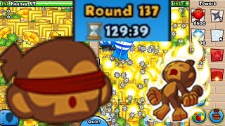 Breaking Lategame Forever Lategame Former World Record Round 137(Bloons Tower Defense Battles) screenshot 4