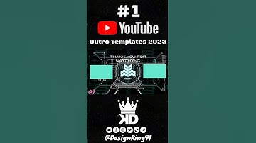 YouTube Outro Templates 1 For YouTube Channels 2023 No Text+ No Copyright + Free Download