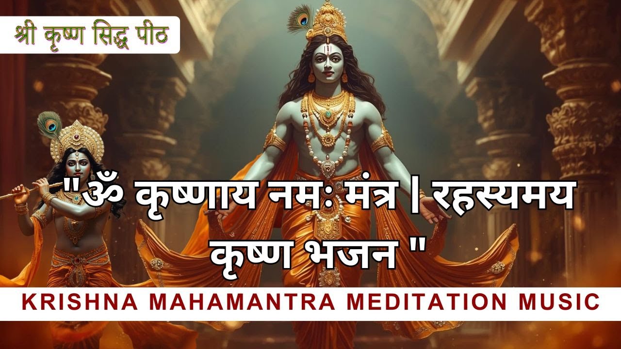 ॐ कृष्णाय नमः | वासुदेवाय जगत गुरु | Dark Mantra Krishna Bhajan | Deep Meditation