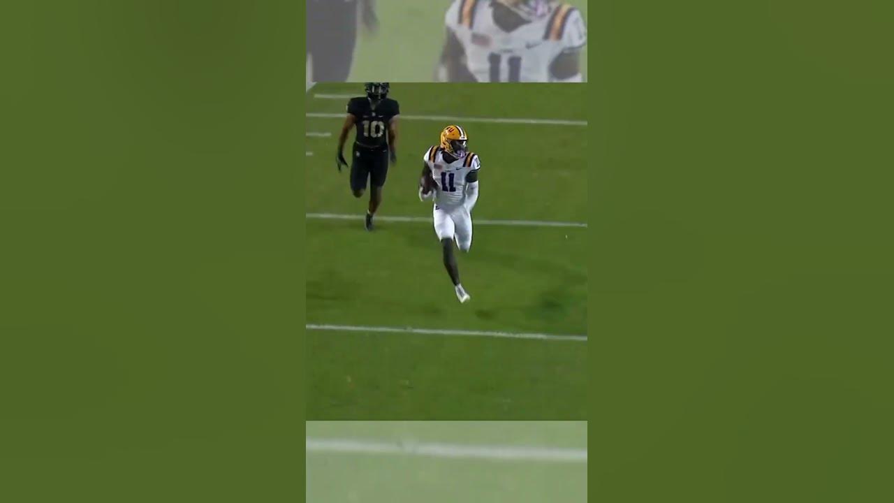 Jayden Daniels finds Brian Thomas Jr for an 86 yard TD to make LSU 