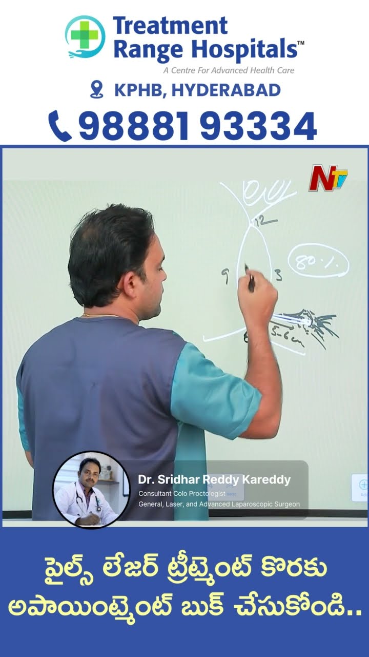 Piles Laser Surgery | Best Treatment for Piles | Treatment Range Hospitals, KPHB Hyderabad | NTV