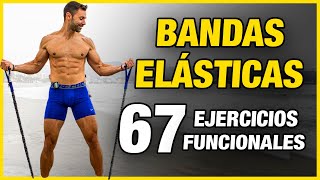 7ft Bandas elasticas de resistencia para hacer ejercicios con ligas de  ejercicio