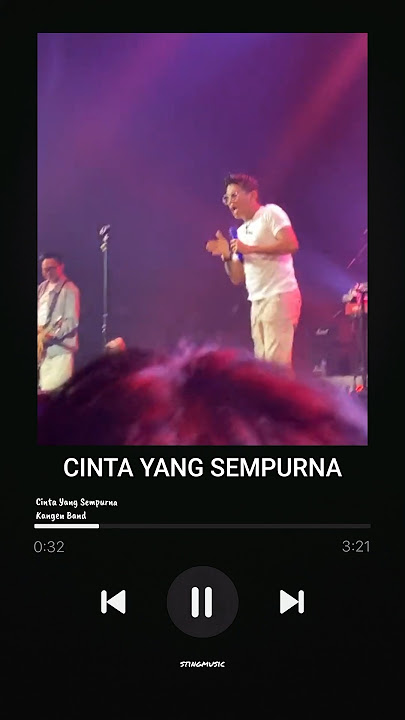 Cinta Yang Sempurna - Kangen Band (live)