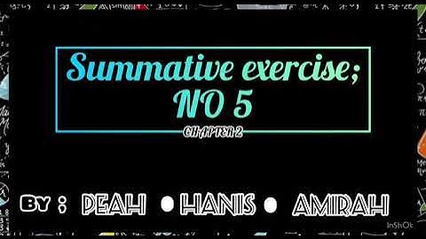Differentiation : Summative Exercise No 5 KSSM Textbook