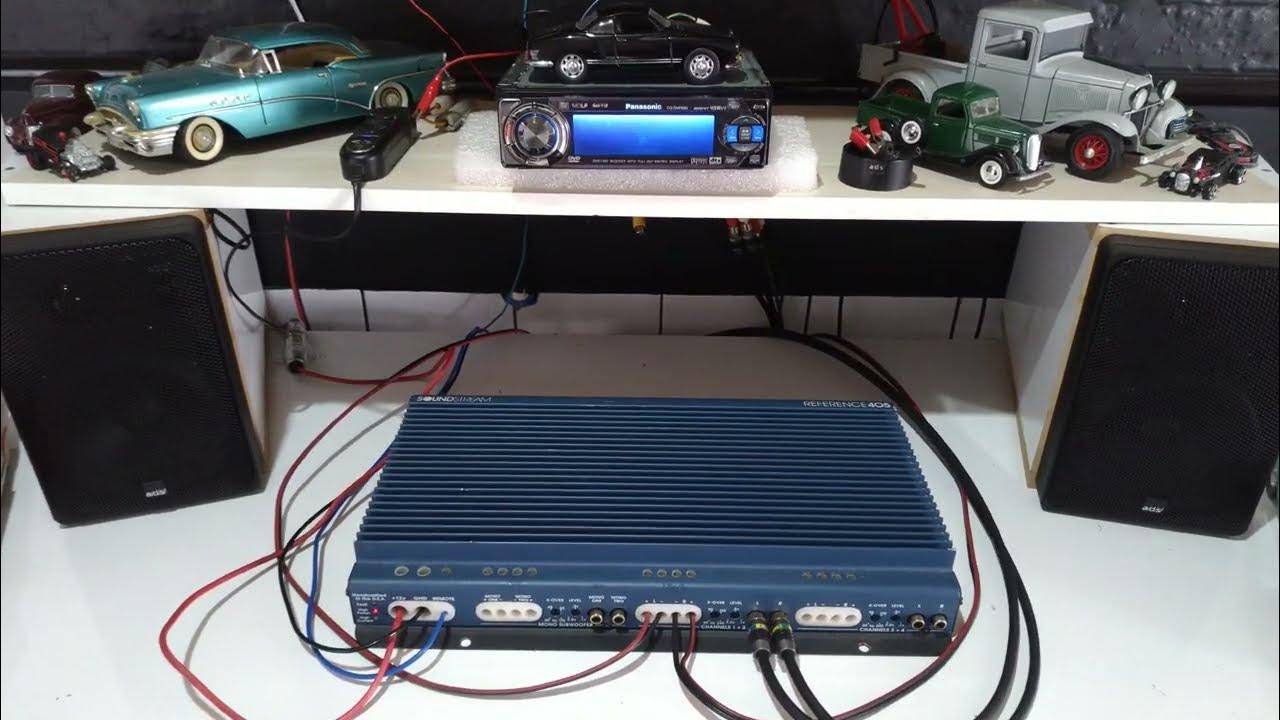 Panasonic CQDMR993 + Soundstream Reference 405 YouTube