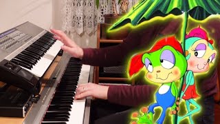 La Banda Dei Ranocchi - Sigla | Demetan the Frog Italian Theme | on piano + some improv