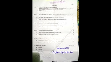 #gpg Engineering Materials 2022 previous year question paper (3rd semester) #shorts #bteup #short