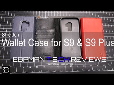 Samsung Galaxy S9 Plus and S9 Wallet Case from SHIELDON 