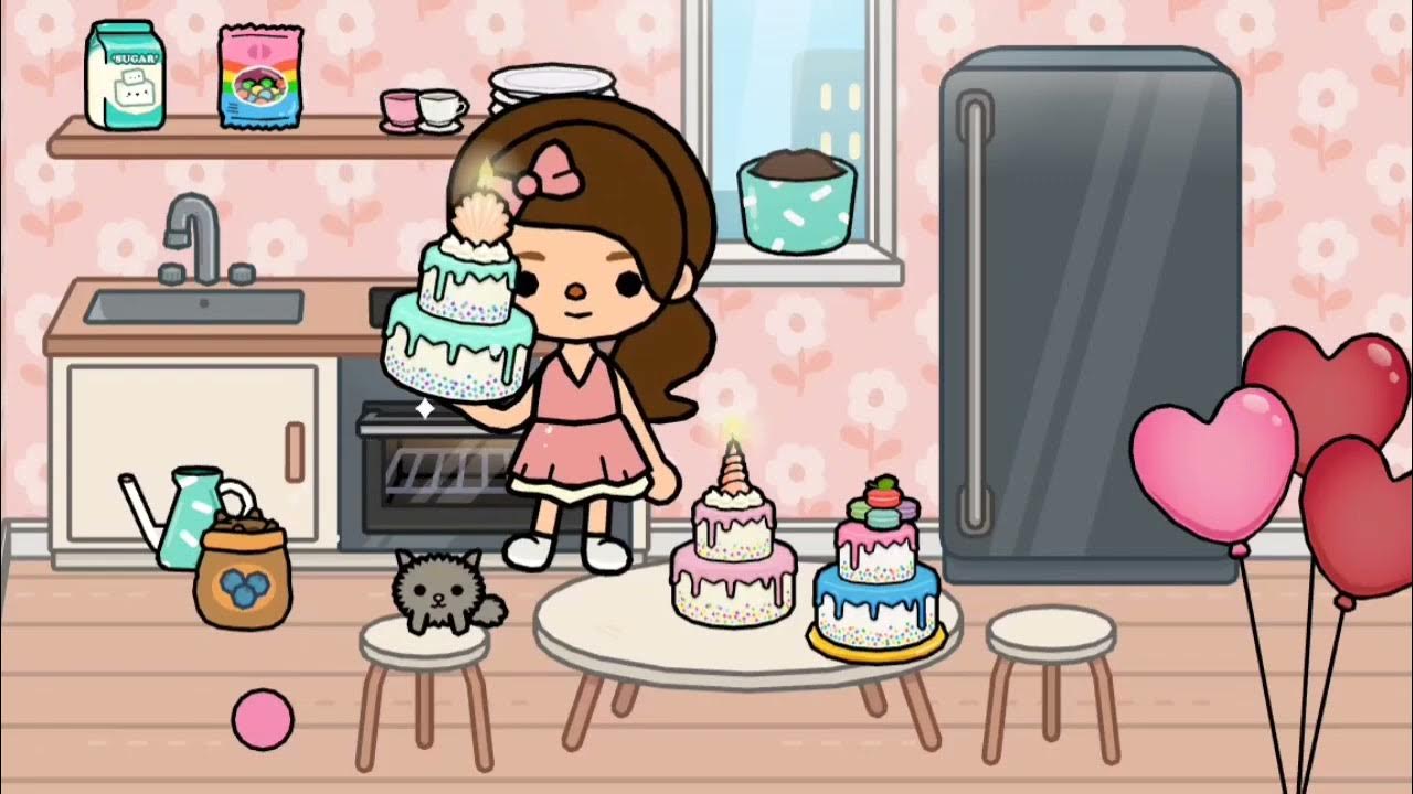 Baking Cakes in Toca Boca 🍰 Recipes toca_lurdeska YouTube