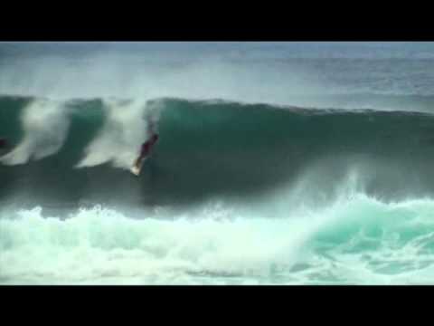 Surfing Hawaii - Pipeline, Waimea, Sunset Big Swel...