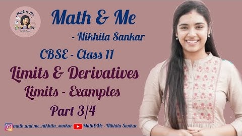 Class 11 | Part 3/4 | Examples |Limits & Derivatives | Maths | CBSE | Online tuitions