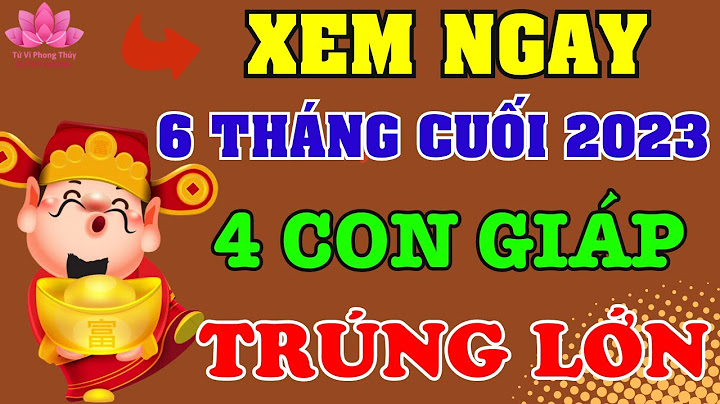 Top con giap may man 6 thang cuoi nam 2023 năm 2024