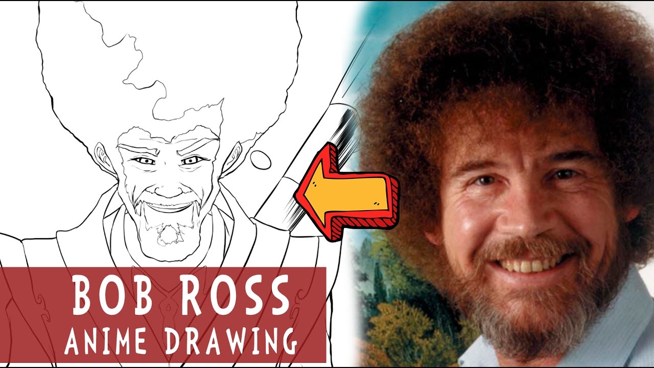 BOB ROSS anime painting LIVE Part 01 - YouTube