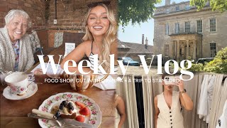 WEEKLY VLOG: Aldi Food haul, Mini Zara haul, Brunch in Stamford + out with Granma!