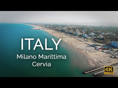 Cervia, Milano Marittima - Italy - Amazing 4k video