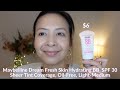Maybelline Dream Fresh Skin Hydrating BB cream  SPF 30 Light-Medium Wear Test| Tiana Le