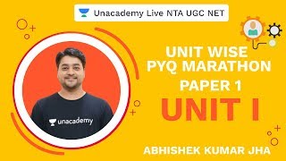 Paper 1 UNIT WISE PYQ | Unit 1 | Abhishek Kumar Jha