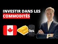 Comment investir dans lor le ptrole  autres commodits