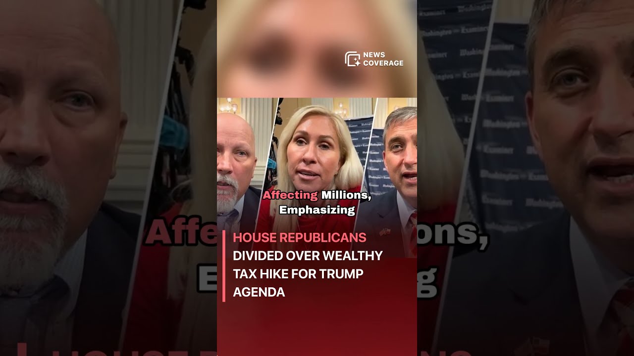 House Republicans Divided Over Wealthy Tax Hike For Trump Agenda Politics