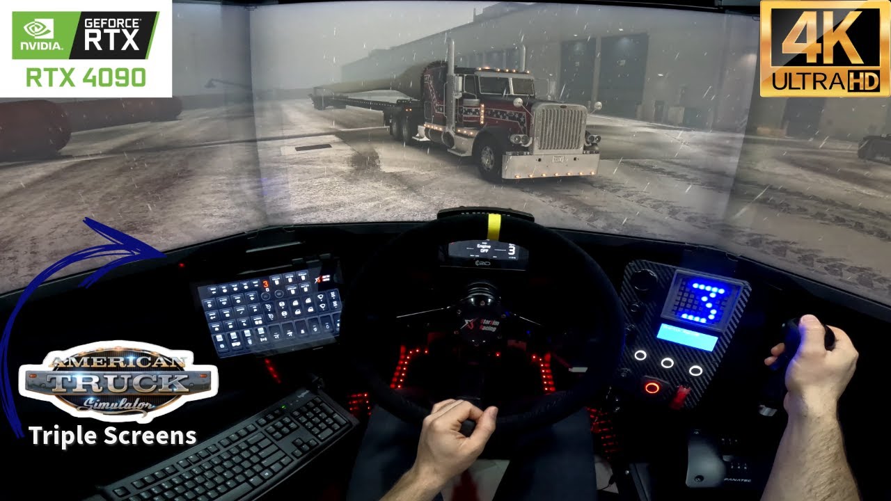 Extreme weather delivery of a Massive Wind Turbine Blade | Pueblo to Denver | ATS Gameplay!