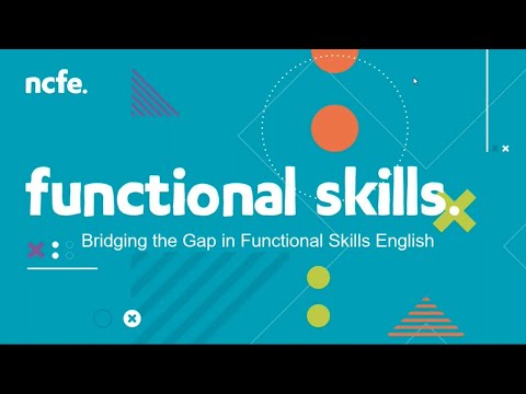 Bridging the Gap in English Functional Skills