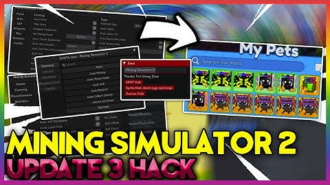 🍭UPDATED Mining Simulator 2 Script  Hack GUI  Best Auto Farm  Open Any Egg!  PASTEBIN 2025