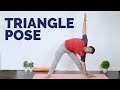 Triangle pose / Trikonasana | How to do | Benefits | Contraindications