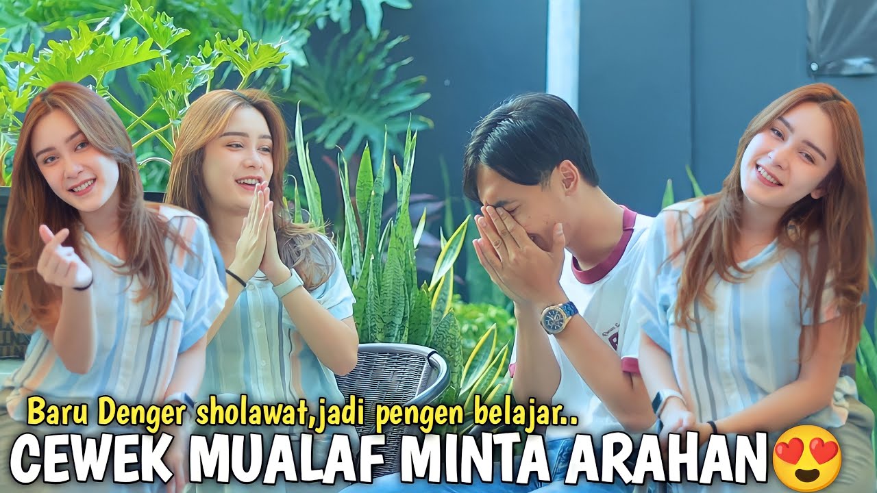 PRANK SHOLAWAT & NGAJI❗️CEWEK MUALAF CANTIK KETURUNAN BULE AUSTRALIA😍