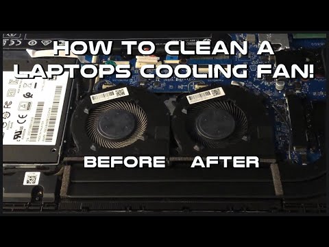 How to clean a Laptops Cooling fans. Help your laptop run cooler then before.