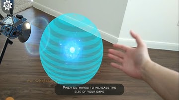 AR Space Game (Augmented Reality) Alien Battle in The Universe
