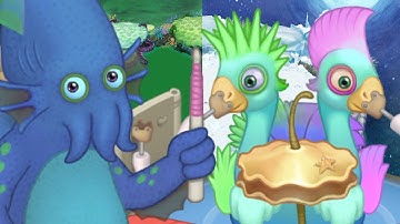 Water Island Shellbeat + Cold Island Quibble Duet | My Singing Monsters