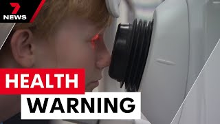 Eye health crisis that could soon affect half of all Australians | 7 News Australia