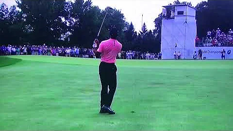 Tiger Woods - 50 Yard High-Spin Pitch Slow Motion (2018)