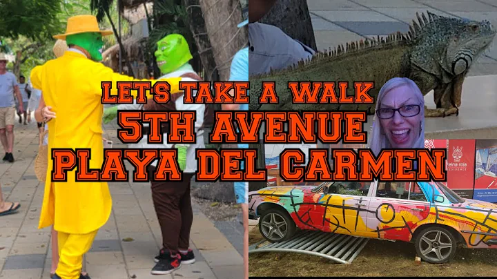 🇲🇽 WALKING AROUND AVENIDA QUINTA PLAYA DEL CARMEN #playadelcarmen #5thavenue @WilliamTaudian