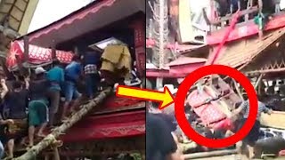 VIDEO PRIA TERTIMPA PETI JENAZAH IBUNYA SENDIRI DI TORAJA, MALANG SEKALI!!