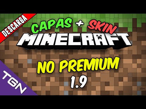 Descargar Minecraft 1.9 No Premium Actualizable  Con Skin 