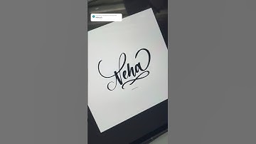 Neha | Calligraphy Name Request |  #signature #calligraphy #art #artbyjadmerc