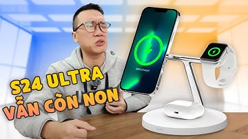 Dùng sạc Magsafe trên iPhone mới thấy đây là tính năng còn thiếu trên Galaxy S24 Ultra?