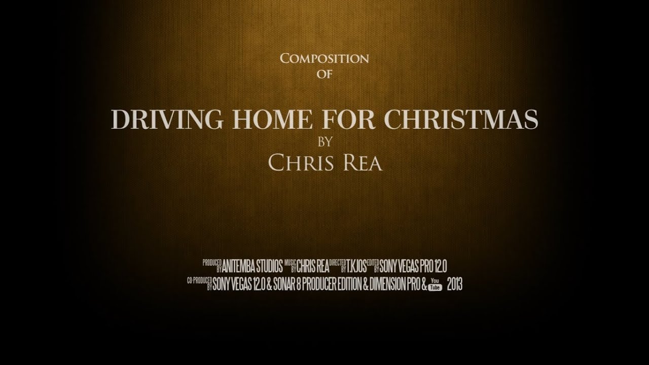 driving home for christmas by chris rea composition chris rea driving home for christmas