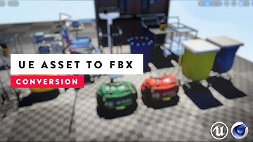 UE Asset to FBX for Cinema 4D, Blender, 3ds Max, Maya & Houdini | VFXHUT