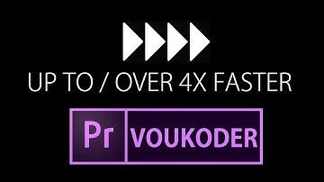 Export Over 4 TIMES as Fast using Voukoder NVENC Plugin for Adobe Premiere Pro