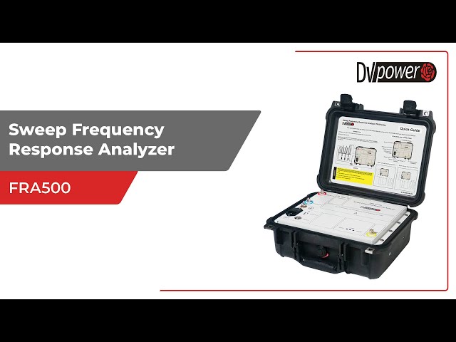 DV Power Sweep Frequency Response Analyzer - FRA500