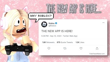 THE NEW ROBLOX APP IS HERE...AND HOW TO DISABLE IT! || Roblox Drama