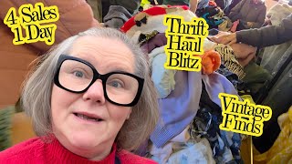 Haul Filled My Car Jumble & Indoor Car Boot Mayhem: 4 Sales Second Hand Vintage Home Finds POV