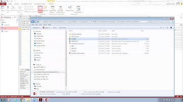 Designing a Simple MS Access Database - Part I