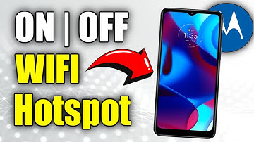 How to Turn ON or OFF Wifi Hotspot on Motorola Phone (Best Method)
