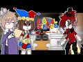 • The Amazing Digital Circus React to ... • || Ep 8 || No ship| My Oc |Part 2 [ 2X Speed ]