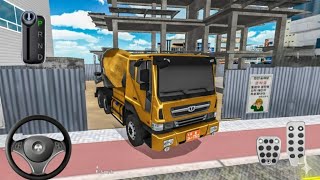 New Dump Concrete mixture truck for parking building site–3d driving class Android games#cargames  screenshot 1