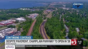 It may look finished, but Champlain Parkway construction drags on